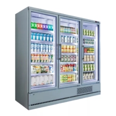 Plug-in Vertical Multi-deck Daily Refrigerated -1~7℃ Chiller with Glass Door,Freezer & Refrigeration Units for Retail | Voxreal Fixture
,Supermarket, Retail Chain Gondola Shelves and LED Lighting Manufacturer. 