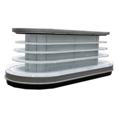 Supermarket Commercial Round Multideck Island Display Refrigerator,Freezer & Refrigeration Units for Retail | Voxreal Fixture
,Supermarket, Retail Chain Gondola Shelves and LED Lighting Manufacturer. 