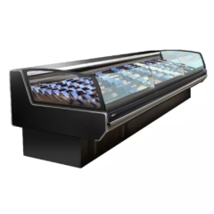 Supermarket -1~5℃ Deli Cooler for Service Counter Meat Display  Model: HBE-FE-400  Brand: highbright  Code: HBE-FE-400,Freezer & Refrigeration Units for Retail | Voxreal Fixture
,Supermarket, Retail Chain Gondola Shelves and LED Lighting Manufacturer. 