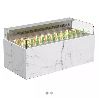 Energy Efficient Refrigerated Serve over Counter with Curved Glass Door,Freezer & Refrigeration Units for Retail | Voxreal Fixture
,Supermarket, Retail Chain Gondola Shelves and LED Lighting Manufacturer. 