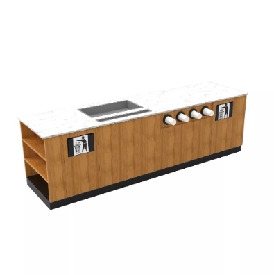 Service Counter for Convenience Store,Real-Time Store Data & Counters | Voxreal Fixture
,Supermarket, Retail Chain Gondola Shelves and LED Lighting Manufacturer. 