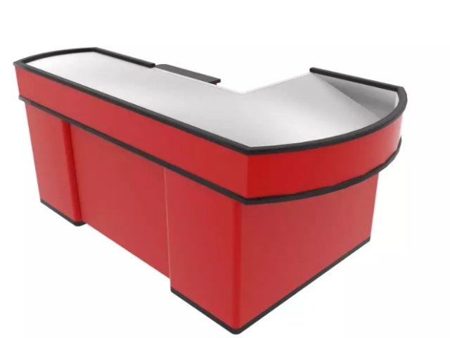 Simple Checkout Counter,Real-Time Store Data & Counters | Voxreal Fixture,Supermarket, Retail Chain Gondola Shelves and LED Lighting Manufacturer. 