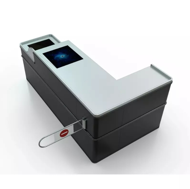 Supermarket Cash Counter,Real-Time Store Data & Counters | Voxreal Fixture,Supermarket, Retail Chain Gondola Shelves and LED Lighting Manufacturer. 