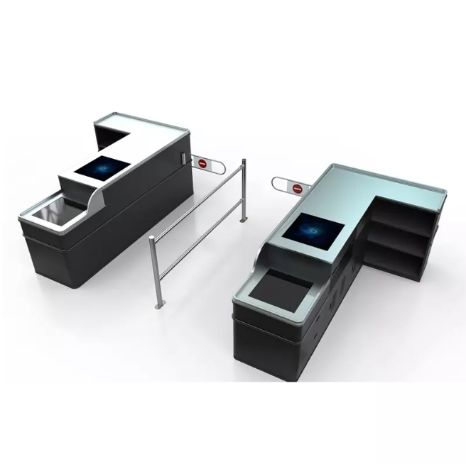 Supermarket Cash Counter,Real-Time Store Data & Counters | Voxreal Fixture,Supermarket, Retail Chain Gondola Shelves and LED Lighting Manufacturer. 