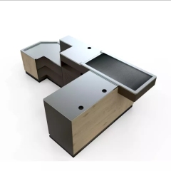 Japanese Style Checkout Counter,Real-Time Store Data & Counters | Voxreal Fixture,Supermarket, Retail Chain Gondola Shelves and LED Lighting Manufacturer. 