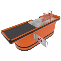 Checkout Counter with Conveyor Belt No Extra Platform,Checkout Counter with Conveyor Belt No Extra Platform,Supermarket, Retail Chain Gondola Shelves and LED Lighting Manufacturer. 