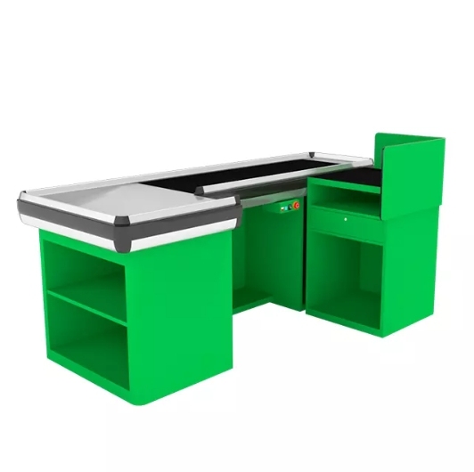 Electric Checkout Counter,Real-Time Store Data & Counters | Voxreal Fixture,Supermarket, Retail Chain Gondola Shelves and LED Lighting Manufacturer. 