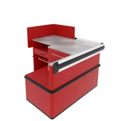 Convenience Store Mini Checkout Counter,Real-Time Store Data & Counters | Voxreal Fixture,Supermarket, Retail Chain Gondola Shelves and LED Lighting Manufacturer. 