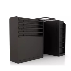 Display Shelf in Front of Checkout Counter,Real-Time Store Data & Counters | Voxreal Fixture,Supermarket, Retail Chain Gondola Shelves and LED Lighting Manufacturer. 
