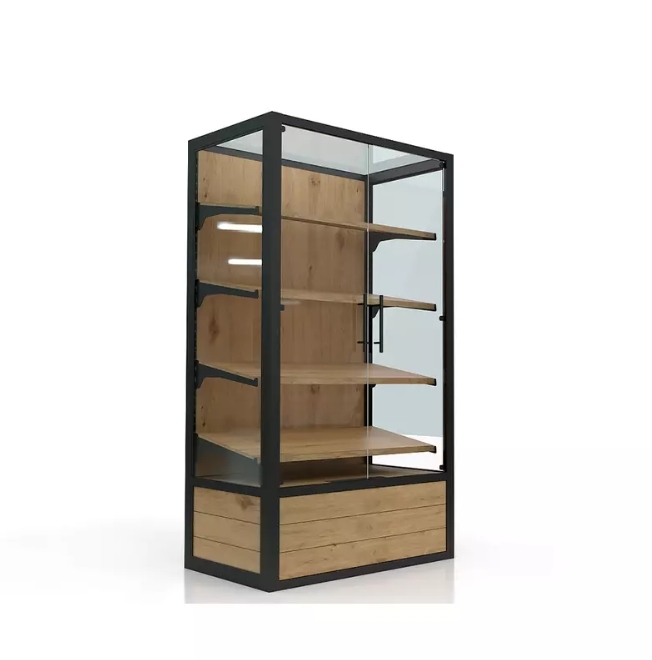 Commercial Supermarket Wooden Display Shelf with Glass Door,Commercial Supermarket Wooden Display Shelf with Glass Door,Supermarket, Retail Chain Gondola Shelves and LED Lighting Manufacturer. 