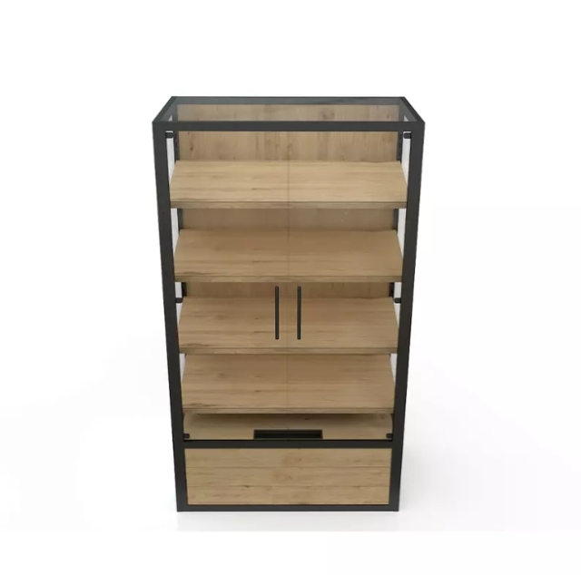 Commercial Supermarket Wooden Display Shelf with Glass Door,Commercial Supermarket Wooden Display Shelf with Glass Door,Supermarket, Retail Chain Gondola Shelves and LED Lighting Manufacturer. 