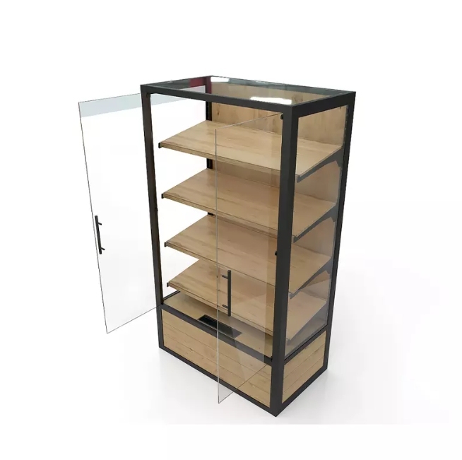 Commercial Supermarket Wooden Display Shelf with Glass Door,Commercial Supermarket Wooden Display Shelf with Glass Door,Supermarket, Retail Chain Gondola Shelves and LED Lighting Manufacturer. 