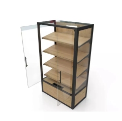 Commercial Supermarket Wooden Display Shelf with Glass Door,Commercial Supermarket Wooden Display Shelf with Glass Door,Supermarket, Retail Chain Gondola Shelves and LED Lighting Manufacturer. 