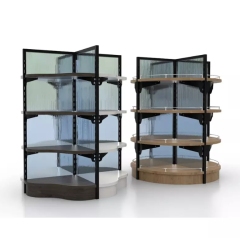 Wooden And Metal And Glass Display Rack,Wooden And Metal And Glass Display Rack,Supermarket, Retail Chain Gondola Shelves and LED Lighting Manufacturer. 
