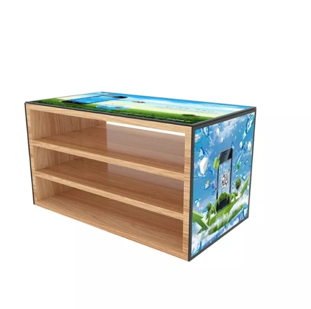 Display Table with Light Box,Display Table with Light Box,Supermarket, Retail Chain Gondola Shelves and LED Lighting Manufacturer. 