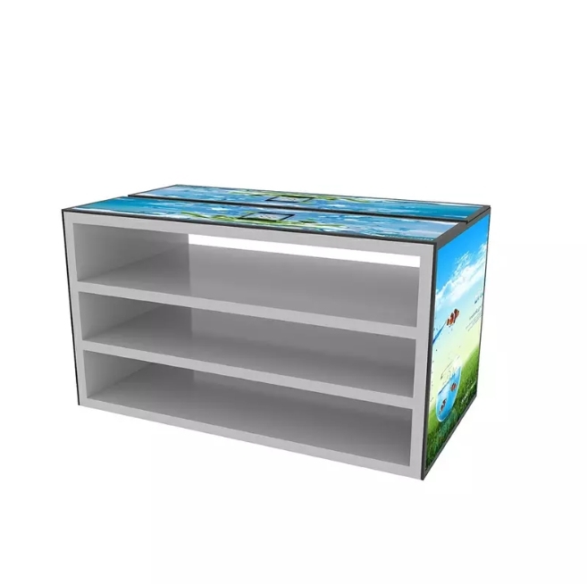 Display Table with Light Box,Display Table with Light Box,Supermarket, Retail Chain Gondola Shelves and LED Lighting Manufacturer. 