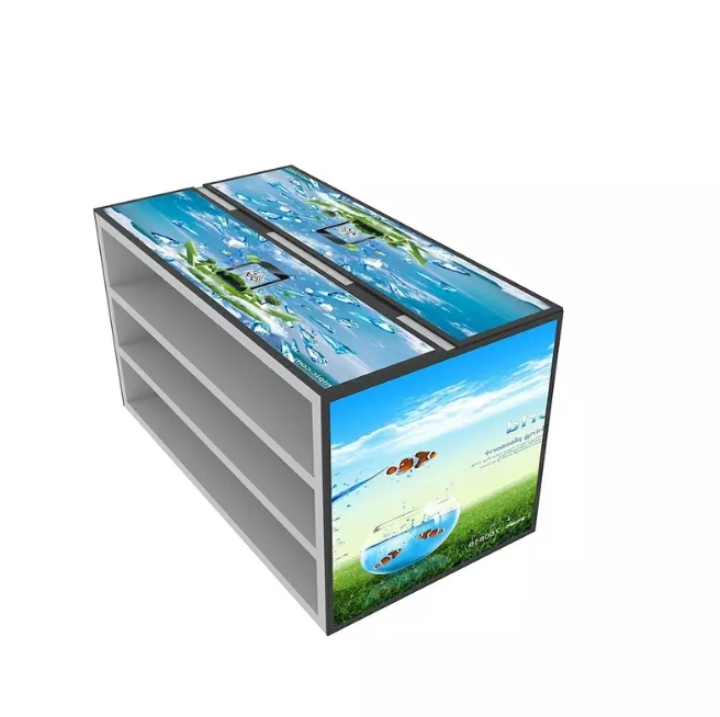 Display Table with Light Box,Display Table with Light Box,Supermarket, Retail Chain Gondola Shelves and LED Lighting Manufacturer. 