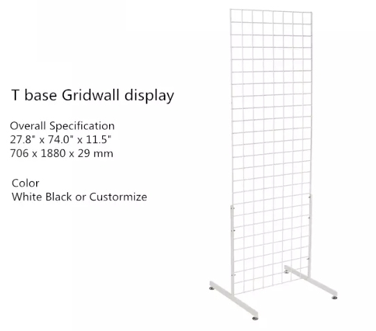 T base Gridwall Display Stand,T base Gridwall Display Stand,Supermarket, Retail Chain Gondola Shelves and LED Lighting Manufacturer. 