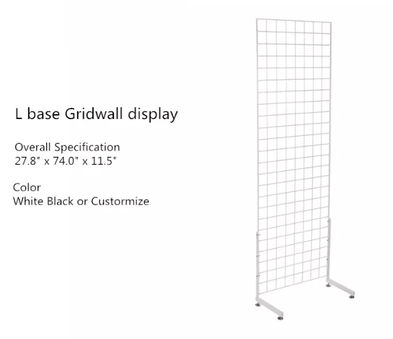 L base Gridwall Display Stand,L base Gridwall Display Stand,Supermarket, Retail Chain Gondola Shelves and LED Lighting Manufacturer. 
