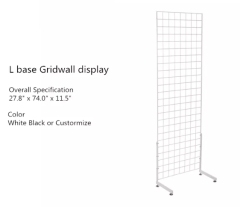 L base Gridwall Display Stand,L base Gridwall Display Stand,Supermarket, Retail Chain Gondola Shelves and LED Lighting Manufacturer. 