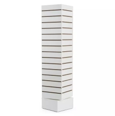 Rotating Wood Slatwall Display Free Standing Slat Wall Displays,Rotating Wood Slatwall Display Free Standing Slat Wall Displays,Supermarket, Retail Chain Gondola Shelves and LED Lighting Manufacturer. 