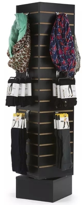 Rotating Wood Slatwall Display Free Standing Slat Wall Displays,Rotating Wood Slatwall Display Free Standing Slat Wall Displays,Supermarket, Retail Chain Gondola Shelves and LED Lighting Manufacturer. 