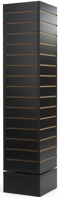 Rotating Wood Slatwall Display Free Standing Slat Wall Displays,Rotating Wood Slatwall Display Free Standing Slat Wall Displays,Supermarket, Retail Chain Gondola Shelves and LED Lighting Manufacturer. 