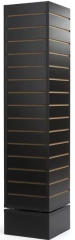 Rotating Wood Slatwall Display Free Standing Slat Wall Displays,Rotating Wood Slatwall Display Free Standing Slat Wall Displays,Supermarket, Retail Chain Gondola Shelves and LED Lighting Manufacturer. 