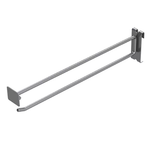 Slat Wall Panel Board Display Double Hook,Slat Wall Panel Board Display Double Hook,Supermarket, Retail Chain Gondola Shelves and LED Lighting Manufacturer. 