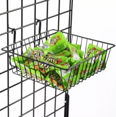 Gridwall Basket: 12" x 12" x 4" Accessory,Gridwall Basket: 12" x 12" x 4" Accessory,Supermarket, Retail Chain Gondola Shelves and LED Lighting Manufacturer. 