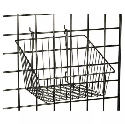Gridwall Basket with Angled Design For Bulk Displays,Gridwall Basket with Angled Design For Bulk Displays,Supermarket, Retail Chain Gondola Shelves and LED Lighting Manufacturer. 