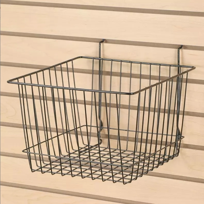 Wire Baskets for Slatwall or Gridwall Holders for Bulk Displays,Wire Baskets for Slatwall or Gridwall Holders for Bulk Displays,Supermarket, Retail Chain Gondola Shelves and LED Lighting Manufacturer. 