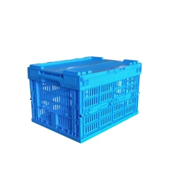 Blue PP Large Collapsible Storage Crate,Blue PP Large Collapsible Storage Crate,Supermarket, Retail Chain Gondola Shelves and LED Lighting Manufacturer. 
