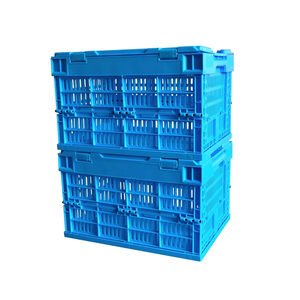 Blue PP Large Collapsible Storage Crate,Blue PP Large Collapsible Storage Crate,Supermarket, Retail Chain Gondola Shelves and LED Lighting Manufacturer. 