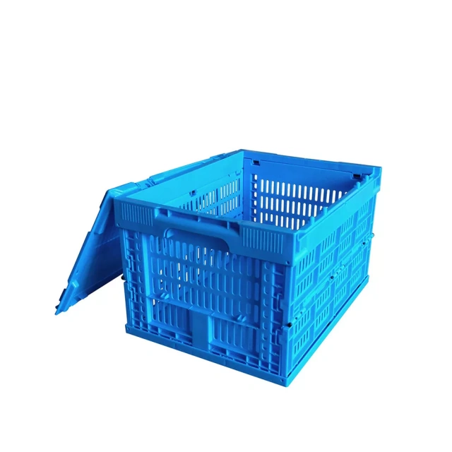 Blue PP Large Collapsible Storage Crate,Blue PP Large Collapsible Storage Crate,Supermarket, Retail Chain Gondola Shelves and LED Lighting Manufacturer. 