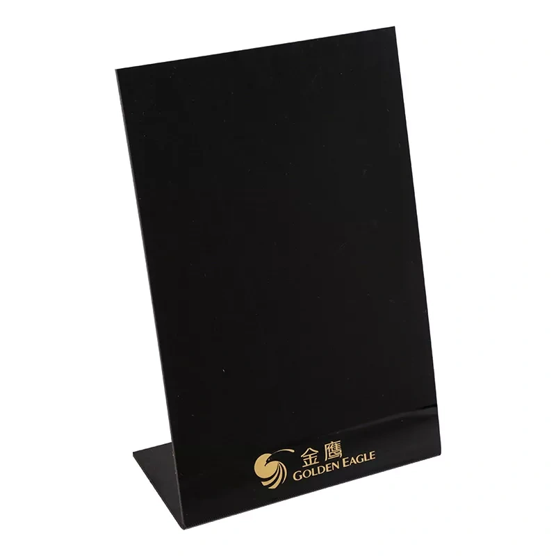 Black Acrylic Slant Back Sign Holder,Black Acrylic Slant Back Sign Holder,Supermarket, Retail Chain Gondola Shelves and LED Lighting Manufacturer. 