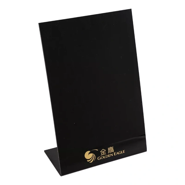 Black Acrylic Slant Back Sign Holder,Black Acrylic Slant Back Sign Holder,Supermarket, Retail Chain Gondola Shelves and LED Lighting Manufacturer. 