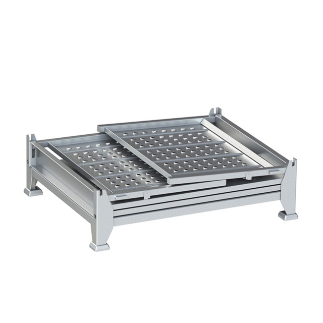 Durable Metal Foldable Stackable Logistic Pallet Box,Durable Metal Foldable Stackable Logistic Pallet Box,Supermarket, Retail Chain Gondola Shelves and LED Lighting Manufacturer. 