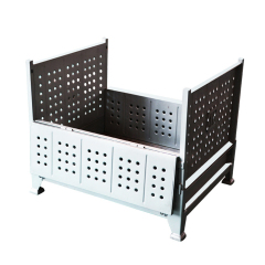 Durable Metal Foldable Stackable Logistic Pallet Box,Durable Metal Foldable Stackable Logistic Pallet Box,Supermarket, Retail Chain Gondola Shelves and LED Lighting Manufacturer. 