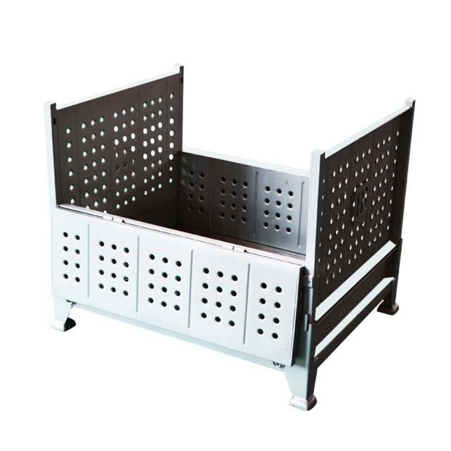 Durable Metal Foldable Stackable Logistic Pallet Box,Durable Metal Foldable Stackable Logistic Pallet Box,Supermarket, Retail Chain Gondola Shelves and LED Lighting Manufacturer. 