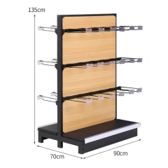Tego Customization Single/double Sided Steel Wood Gondola Display Shelving,Tego Custom Steel Wood Gondola Shelving | Supermarket Display Solutions,Supermarket, Retail Chain Gondola Shelves and LED Lighting Manufacturer. 