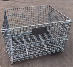 Heavy Duty 1200*1000*890mm Foldable Wire Container Storage Cage Metal Turnover Box Warehouse Iron Cage,Heavy Duty 1200*1000*890mm Foldable Wire Container Storage Cage Metal Turnover Box Warehouse Iron Cage,Supermarket, Retail Chain Gondola Shelves and LED Lighting Manufacturer. 