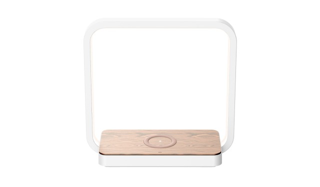 Bedside Table Lamp Touch Dimmer Night Light Eye-Caring Lamps with Wireless Charger A13