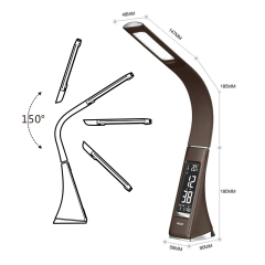 Reading Table Lamp Portable Desk Lamp Touch Dimmer Bedside Light U2