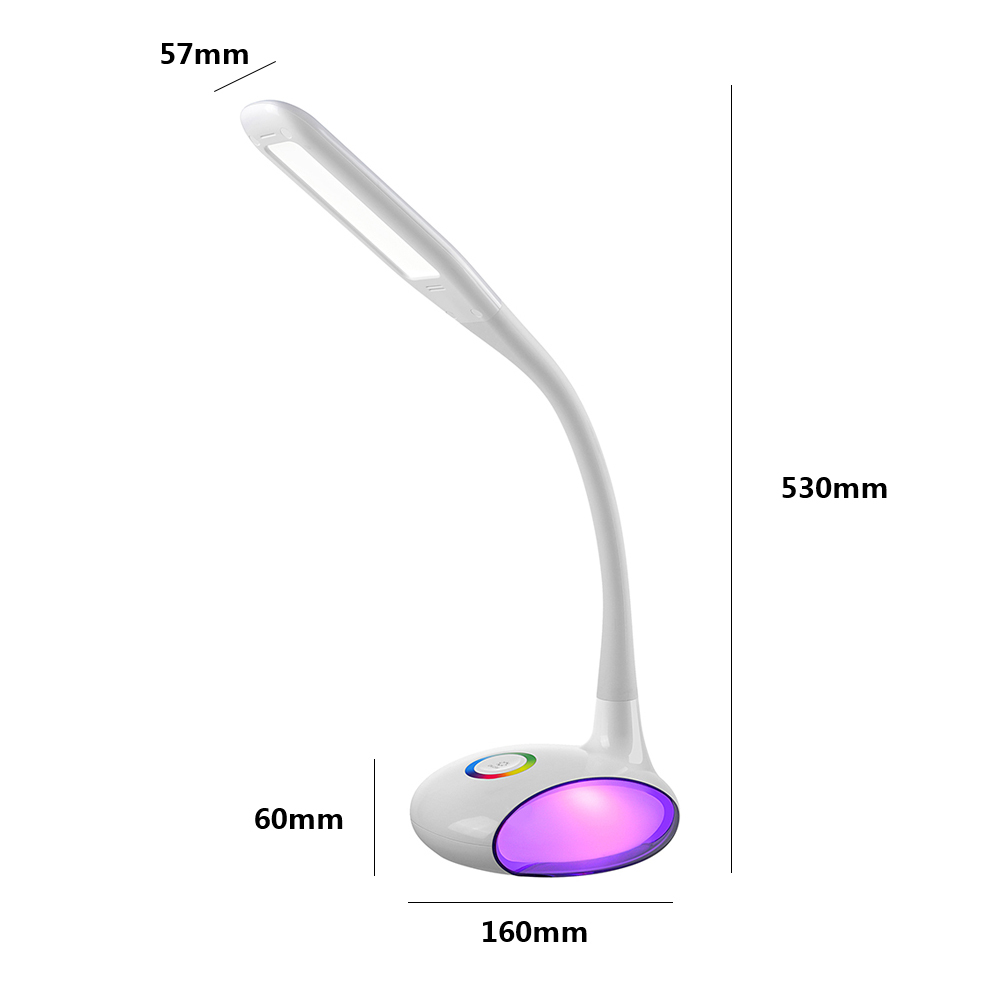 LED Desk Lamp Table Reading Lamp with Wireless Charger Modern Q8