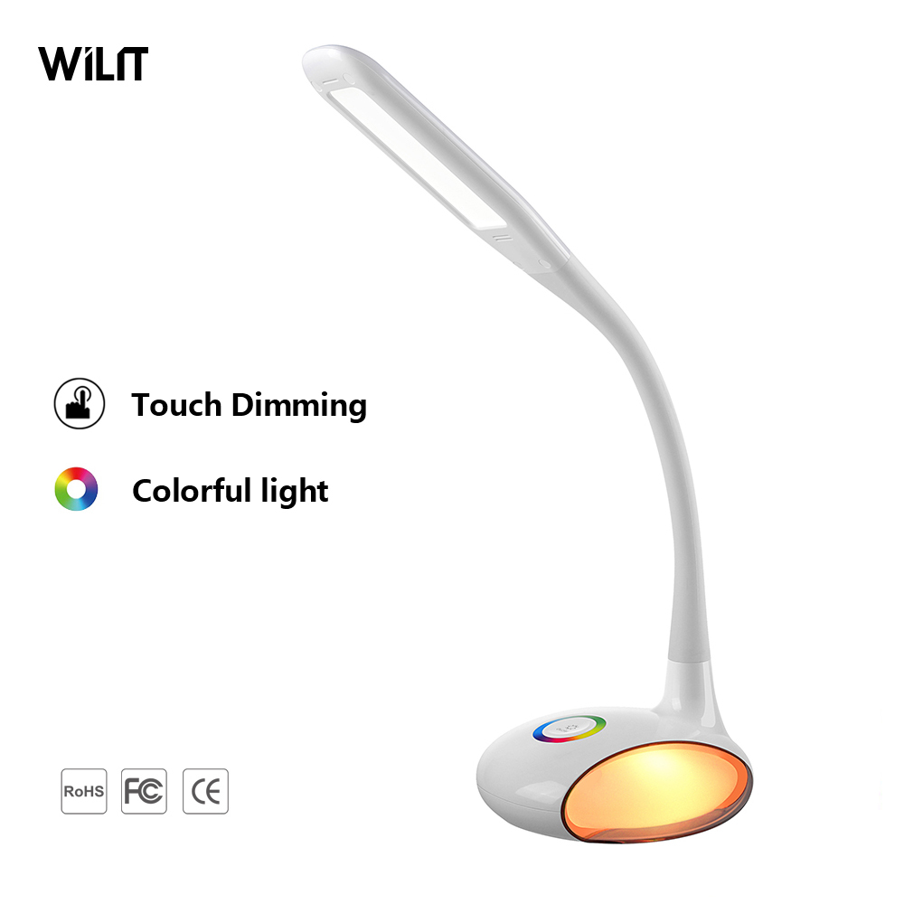 LED Desk Lamp Table Reading Lamp with Wireless Charger Modern Q8