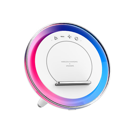 LED Night Light Table Lamps RGB Lights with Wireless Charger and