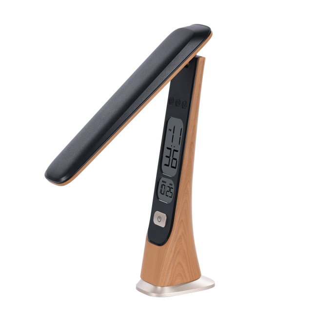 Rechargeable LED desk lamp with Calender display