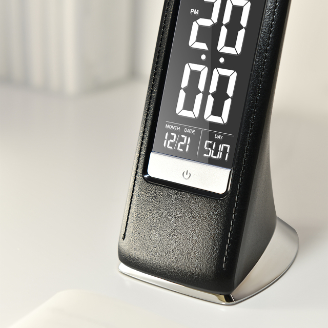 Flexible Imitation leather lamp with Calender display