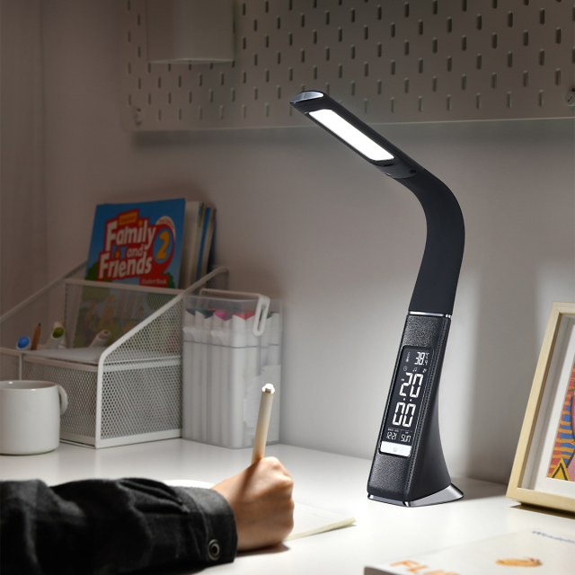 Flexible Imitation leather lamp with Calender display